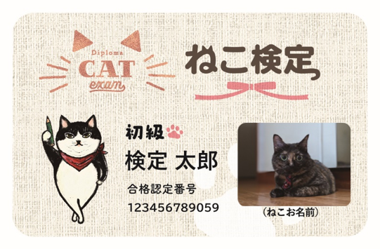 ねこ検定 合格認定カード(初級)｜Segmo オンラインショップ